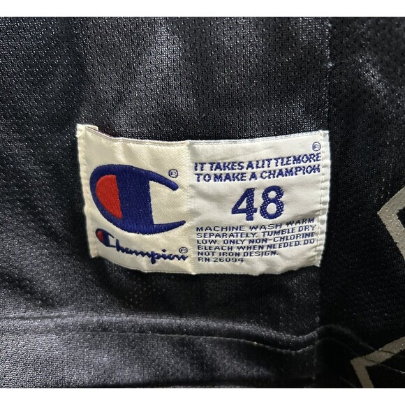 Vintage Champion NBA New Jersey Nets -#5 Jason Kidd Size 48- Navy Blue -EUC - Picture 8 of 8